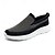 abordables Baskets-baskets de sport à enfiler pour hommes, maille tricotée respirante, chaussures de course confortables avec semelle blanche, chaussures de sport décontractées pour l&#039;extérieur et l&#039;utilisation quotidienne