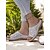 billiga Semester Sandaler-slip-on sandaler med vita blommor i spets – bekväma platta sandaler med bågade kanter för sommar-, strand- och fritidskläder