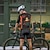 preiswerte Herrenbekleidungs-Sets-Herren Radtrikot mit Radhose fahrradbekleidung Kurzarm MTB Mountain Rennrad Rote Kaki Karikatur Blumen Pflanzen Fahhrad Spandex Sport Karikatur Blumen Pflanzen Bekleidung