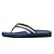 cheap Vacation Sandals-Men&#039;s Brown Flip Flops with Multi-Color Striped Strap, Casual Style for Beach and Summer Wear