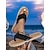 billige Ferietøfler-blå frynsete flip flops for kvinner – komfortable uformelle strandsandaler med espadrillesåle – perfekt for sommerferier