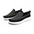 abordables Baskets-baskets de sport à enfiler pour hommes, maille tricotée respirante, chaussures de course confortables avec semelle blanche, chaussures de sport décontractées pour l&#039;extérieur et l&#039;utilisation quotidienne