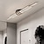 preiswerte Einbauleuchten-LED Deckenleuchte Modern Liniendesign Flurlampe 80cm Deckenleuchte für Schlafzimmer Wohnzimmer Flur Küche Büro 110-240V