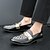 preiswerte Halbformell-Schwarze Lack-Loafer für Herren mit Nietendetail und goldenem Riemen, modische Freizeitschuhe für Partys und besondere Anlässe