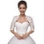 economico Stole da matrimonio-giacche da sposa in pizzo da donna, bolero, scialle, formale, festa, ballo di fine anno, mantello da sera per sposa, damigella d'onore, coprispalle