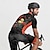 preiswerte Herrenbekleidungs-Sets-Herren Radtrikot mit Radhose fahrradbekleidung Kurzarm MTB Mountain Rennrad Rote Kaki Karikatur Blumen Pflanzen Fahhrad Spandex Sport Karikatur Blumen Pflanzen Bekleidung