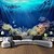 abordables Tapiz de Playa Oceánica-Tapiz Colgante de Peces de Océano Paisaje Arte de Pared Tapiz Grande Decoración Mural Fotografía Fondo Manta Cortina Decoración para Hogar Dormitorio Sala de Estar