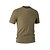 billige Herre Elite T-shirts &amp; Tank-Herre T-shirt Kortærmet Rund hals Sommer Forår Strikketøj Ferie Årgang Vredet Skole Træning udendørs Sort Hvid Lysebrun Top T-shirt til mænd
