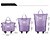 cheap Camping Accessories-1PcExpandable Travel Duffel - Waterproof Luggage with Dry Wet Separation &amp; Large Capacity