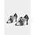 abordables Zapatos de baile latino-Zapatos de baile para mujer con tachuelas de cristal en blanco y negro, diseño con cordones y tacón alto: calzado de rendimiento para bailes latinos, de salsa y de salón