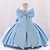 preiswerte Partykleider-kinderkleidung Mädchen Party Kleid Feste Farbe Ärmellos Besondere Anlässe Prinzessin Polyester abendkleider Sommer Frühling 3-10 Jahre Mehrfarbig Weiß Champagner