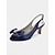 billige Formell-stilig sateng med åpen tå slingback kattungehæl for kvinner med sløyfedetalj – rhinestone-utsmykning, ideell for bryllup og kveldsbegivenheter
