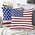 billige 250-års jubilæum-Amerikansk flag retro dekorative kastpuder cover 1PC blødt kvadratisk sofa pude tilfælde pudevår soveværelse stue sofa stol 4. juli uafhængighedsdag