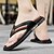 cheap Vacation Sandals-Men's Slippers &amp; Flip-Flops Split Leather Breathable Comfortable Slip Resistant Loafer Black Khaki Beige