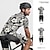 preiswerte Herrenbekleidungs-Sets-Herren Radtrikot mit Radhose fahrradbekleidung Kurzarm MTB Mountain Rennrad Königsblau Blau Dunkelblau Blumen Pflanzen Fahhrad Spandex Sport Blumen Pflanzen Bekleidung