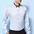 baratos Camisas de botões masculinas-Homens Saia camisa de botão Camisa não de ferro Cor Sólida / Simples Casamento Azul Claro Preto Branco Rosa Manga Longa Aberto para a Lateral Todas as Estações Roupa Patchwork