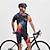 preiswerte Herrenbekleidungs-Sets-Herren Radtrikot mit Radhose fahrradbekleidung Kurzarm MTB Mountain Rennrad Schwarz Gelb Purpur Graffiti Fahhrad Spandex Sport Graffiti Bekleidung