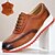 abordables Zapatillas de cuero premium-Zapatillas oxford de cuero genuino hechas a mano para hombre: zapatos de vestir casuales vintage con cordones y detalles cosidos a mano para uso diario y de negocios