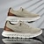 abordables Baskets-baskets à lacets en tricot respirant pour hommes – chaussures de course décontractées légères avec semelle coussinée pour la marche et le quotidien