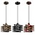 abordables Luces colgantes-Lámpara colgante de estilo industrial retro, creativa, de metal, ajustable en altura, con tornillo E27, de un solo cabezal, 110-240 V