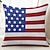 billige 250-års jubilæum-Amerikansk flag retro dekorative kastpuder cover 1PC blødt kvadratisk sofa pude tilfælde pudevår soveværelse stue sofa stol 4. juli uafhængighedsdag