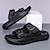 voordelige Casual sandalen-Bruine herensandalen van imitatieleer met twee gespen, comfortabel voetbed en duurzame zool – verstelbare instapschoenen voor de zomer voor casual en outdoor gebruik