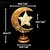 baratos Luzes de decoração do Ramadã-lâmpada da lua eid mubarak celebração para o ramadã &amp;decoração de casa eid – mesa alimentada por bateria, quarto, janela, decoração de guarda-roupa