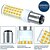 abordables Ampoules LED type maïs-Ampoules LED BA15D 6 W 220 V à intensité variable avec culot à baïonnette double pour suspensions, ventilateurs de plafond, machine à coudre 2/6 pièces