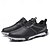 preiswerte Herren Golfschuhe-weiße und schwarze Golfschuhe für Herren mit Spikesohle, atmungsaktivem Obermaterial und stützender Polsterung für optimalen Komfort und Leistung auf dem Platz