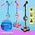 abordables RC y juguetes electrónicos-Micrófono de karaoke para niños--Micrófono amplificador de música infantil micrófono para niños con soporte simulación de karaoke juguetes para cantar por niños. Regalo de Navidad