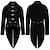 billige Toppe-Punk &amp; Gotisk Middelalderkostumer Steampunk Jakke Maskerade Vampyr Pestlæge Udklædning Herre Royal Steampunk Karneval Maskerade Fest Voksne Frakke