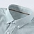 abordables Chemises élite-Homme Chemise Oxford Kaki clair Vert Claire Gris Claire manche longue Rayé Boutonné Sous Patte École Mariage Avec Poches Vêtement Tenue Neutre Mode Quotidien