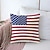 billige 250-års jubilæum-Amerikansk flag retro dekorative kastpuder cover 1PC blødt kvadratisk sofa pude tilfælde pudevår soveværelse stue sofa stol 4. juli uafhængighedsdag