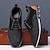 cheap Casual Lace-Up Shoes-Men's Casual Oxford Shoes, Blue and Black Lace-Up Dress Sneakers with Suede Accents, Stylish Footwear for Business, Weddings and Everyday Wear