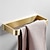 abordables Sets de accesorios de Baño-Toallero de latón cepillado, toallero de baño, toallero de pared, accesorios de baño de latón, estante de baño, toallero, toallero, herrajes de baño