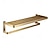 abordables Sets de accesorios de Baño-Toallero de latón cepillado, toallero de baño, toallero de pared, accesorios de baño de latón, estante de baño, toallero, toallero, herrajes de baño