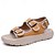 ieftine Sandale casual-sandale casual confortabile pentru bărbați, cu design cu cataramă dublă – încălțăminte de exterior reglabilă și elegantă pentru vară și vacanță