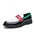 abordables Semi-formel-chaussures à enfiler en similicuir haut de gamme pour hommes avec un design audacieux en blocs de couleurs - des chaussures confortables et élégantes pour les occasions décontractées et formelles