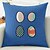 voordelige Vakantie kussensloop-Paas Eieren Decoratieve Gooi Kussenshoes 1PC Zacht Vierkant Bank Kussenhoes Kussenhoes voor Slaapkamer Woonkamer Bank Stoel Zwart Blauw Groen