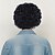 levne Nejkvalitnější paruky-Syntetické paruky Bouncy Curl Curly Weave Střih Bob Asymentrický střih na stroji Paruka 10&quot; A1 Umělé vlasy Dámské Módní design Klasické Pohodlné Černá