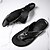 cheap Vacation Sandals-Men&#039;s Contemporary Tan Faux Leather Flip-Flops with Dual Cut-Outs and Adjustable Straps - Versatile Footwear for Everyday Comfort
