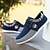 preiswerte Sneaker für Herren-Zweifarbige Herren-Freizeitsneaker aus Nylon mit Schnürung und Emblem – stylisches Schuhwerk für den Alltag
