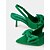 abordables talons kitten-Chaussures à talon chaton et bride arrière avec nœud vert – Chaussures chics à bout pointu pour soirées et talons décontractés pour femmes