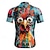 abordables Maillots Hombre-Hombre Maillot de Ciclismo Graphic Manga Corta Bicicleta Camiseta Maillot con 3 bolsillos traseros MTB Bicicleta Montaña Secado rápido Diseño Anatómico Capilaridad Transpirable Deportes Azul Ropa