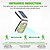 cheap Outdoor Wall Lights-Solar Flood Lights Remote Control Solar Outdoor Wall Lamp Household Outdoor Floodlight Courtyard Folding Outdoor Street Light  1PC