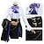 billiga Animekostymer-Genshin Impact Clorinde Animé Cosplay-kostym Skor Cosplay Peruker Cosplay-kostymer Cosplay Peruker Cosplay Skor Halloween Maskerad Prestanda Fest Kappa Skjorta Kjol Till Dam Vuxna