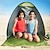 voordelige Koel buiten-pop-up strandtent - uv- en waterbestendig geschikt voor kamperen geschikt voor 2 personen