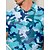 cheap Tops-Men&#039;s Golf Polo Shirt Blue Short Sleeve Top Golf Attire Clothes Outfits Wear Apparel