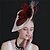 voordelige Bruiloft Zendspoel-Helm Veren Sinamay Bruiloft Avond Feest Elegant Bruiloft Met Veer Helm Hoofddeksels