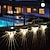 cheap Outdoor Wall Lights-2/4 Pcs LED Solar Wall Light Outdoor Step Light Waterproof Courtyard Garden Stairs Balcony Yard Landscape Atmosphere Holiday Decoration